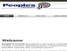 Tablet Screenshot of peoplestransit.com